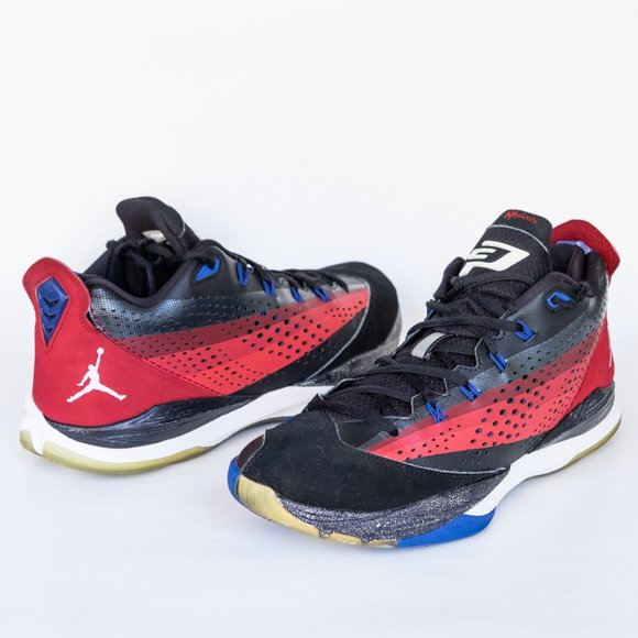 Nike Air Jordan CP3 VII ‘Black/White-Team Red-Gym Red’ Basketball Shoes, Size 10 - Picture 2 of 12